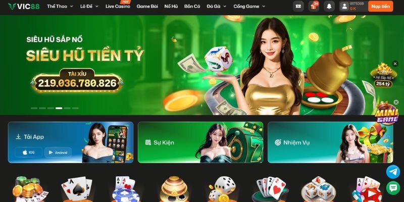 Tìm hiểu thông tin tổng quan về nhà cái VIC88