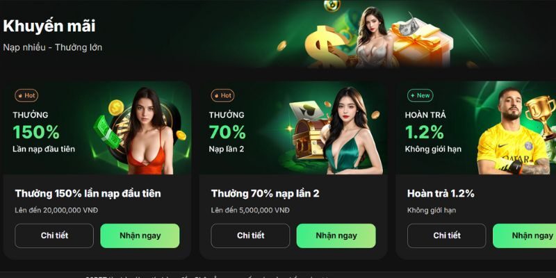 Ưu đãi tân thủ hấp dẫn tại nhà cái 2025