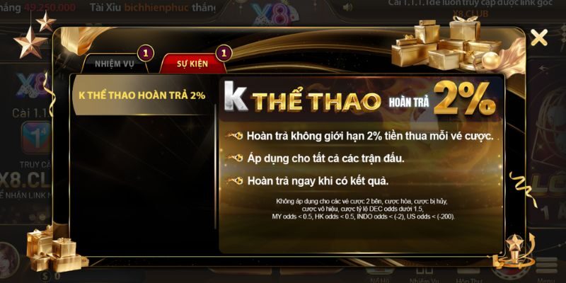 Các chương trình ưu đãi X8 có tính giá trị cao