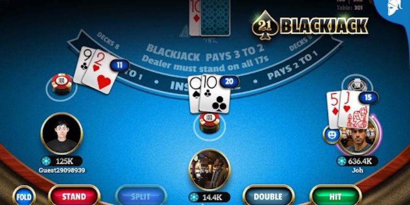 Trải nghiệm game bài blackjack online đỉnh cao